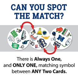 Seattle Seahawks Spot It! Card Game (ONLINE ORDER ONLY)