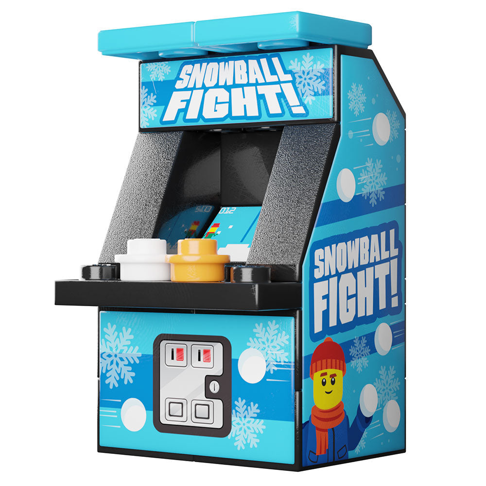 Snowball Fight Arcade Machine made using LEGO parts - B3 Customs (Online Order Only)