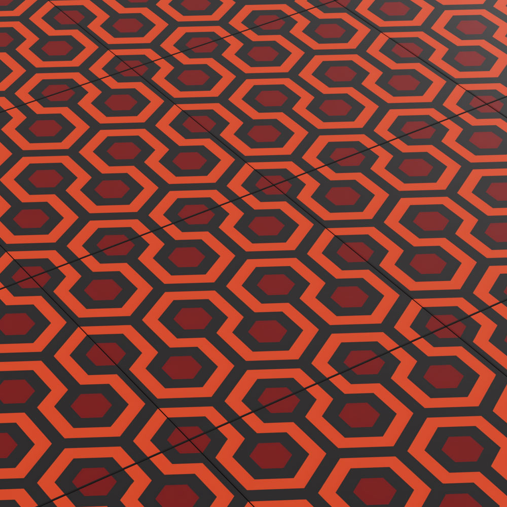 Custom Horror Film Carpet (PACK OF 10) 6x6 Tiles made using LEGO parts (Online Order Only)