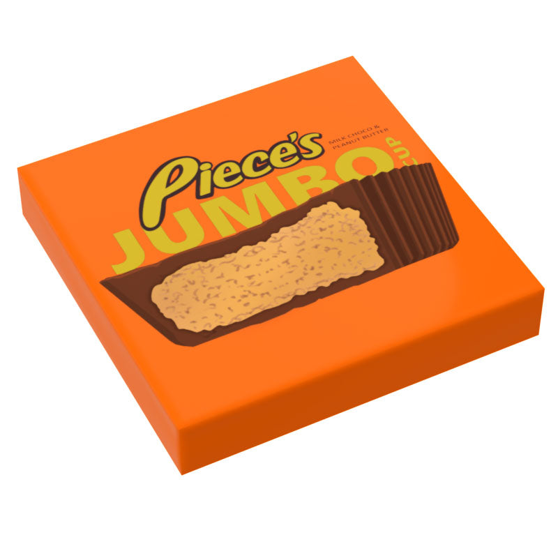 Jumbo Pieces Cup Custom Printed 2x2 Tile - B3 Customs (Online Order Only)