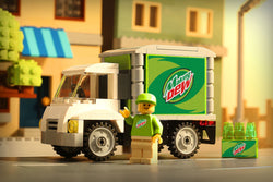 B3 Customs Making Dew Soda Delivery Truck with Minifigure (Online Order Only)