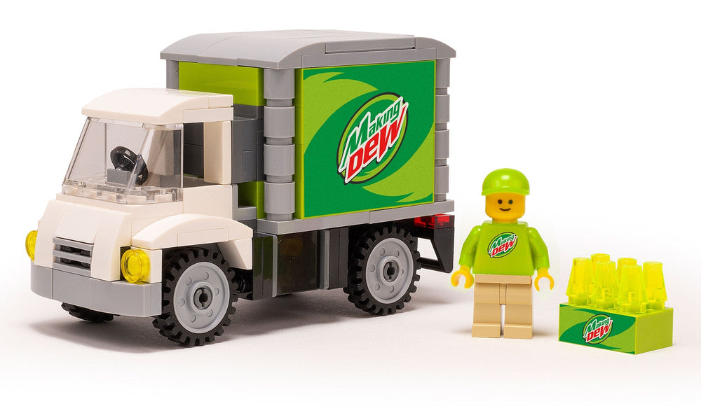 B3 Customs Making Dew Soda Delivery Truck with Minifigure (Online Order Only)