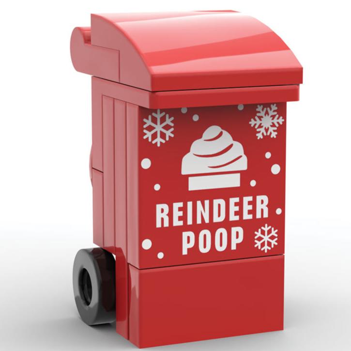 Reindeer Poop Waste Can - B3 Customs (Online Order Only)