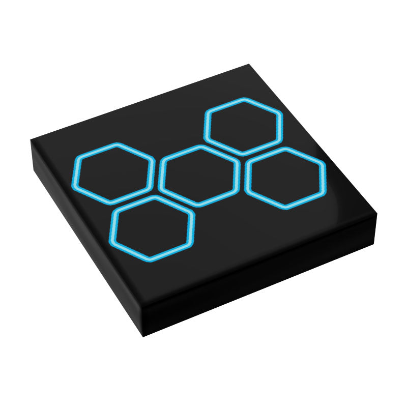 BLOK Lightcyle Honeycomb (Small) Grid Flooring / Wallpaper 2x2 Tile  - B3 Customs (Online Order Only)