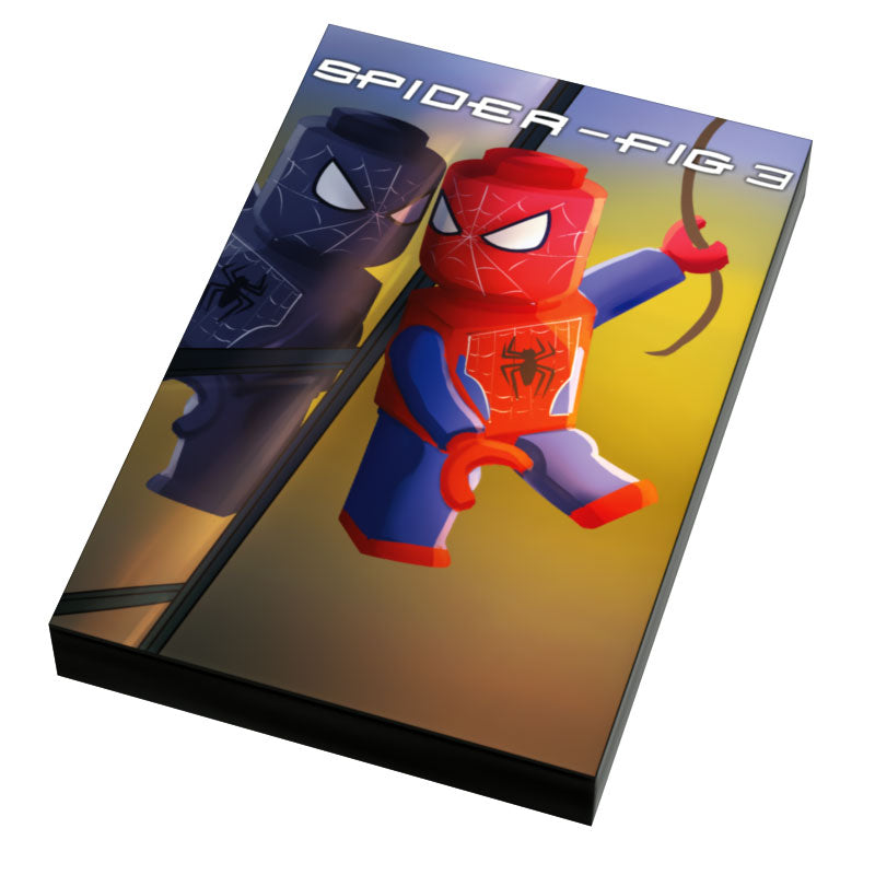 Spider-Fig 3 Movie Cover (2x3 Tile) - B3 Customs (Online Order Only)