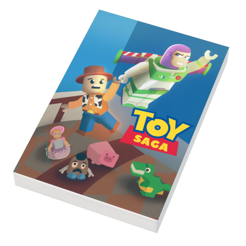 Toy Saga Movie Cover (2x3 Tile) - B3 Customs (Online Order Only)