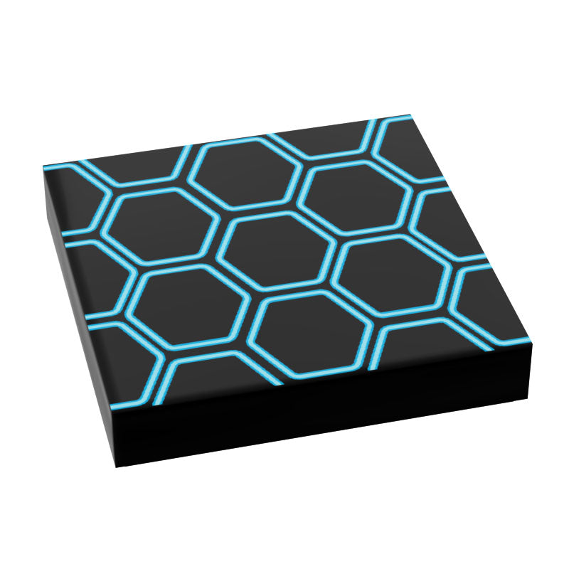 BLOK Lightcyle Honeycomb Grid Flooring / Wallpaper 2x2 Tile - B3 Customs (Online Order Only)