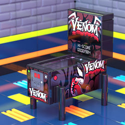 Venom Pinball Arcade Machine Building Set made using LEGO parts (Online Order Only)