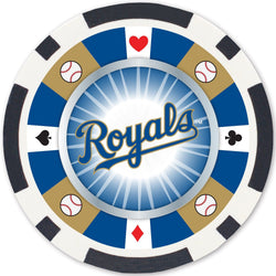 Kansas City Royals 100 Piece Poker Chips (ONLINE ORDER ONLY)