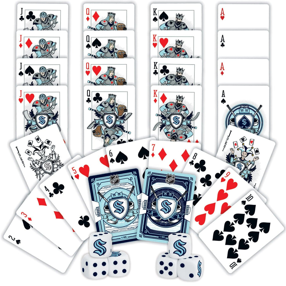 Seattle Kraken - 2-Pack Playing Cards & Dice Set (ONLINE ORDER ONLY)