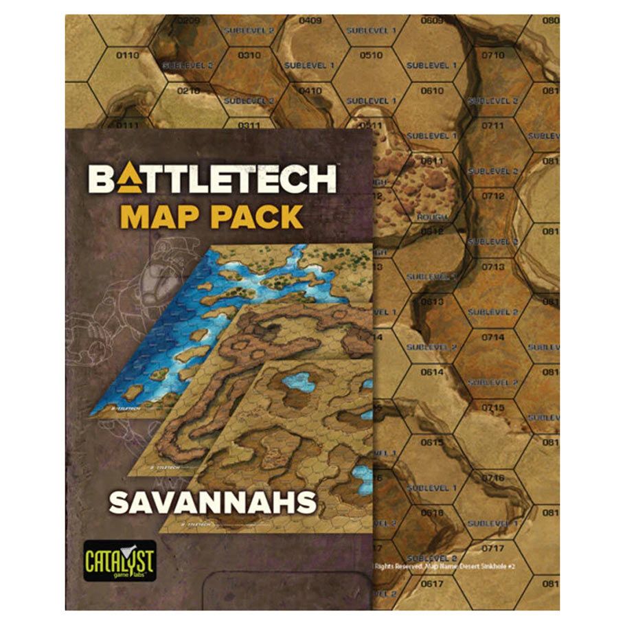 Battletech Map Pack: Savannah (ONLINE ORDER ONLY)