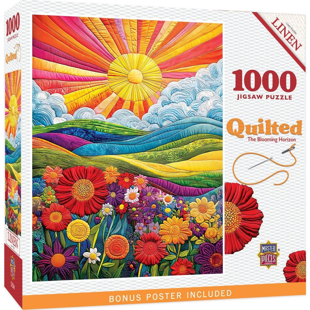 Quilted - The Blooming Horizon 1000 Piece Jigsaw Puzzle