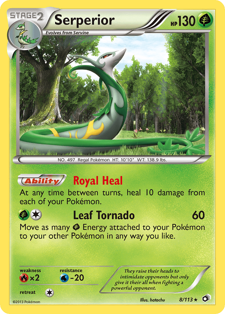 Serperior (8/113) [Black & White: Legendary Treasures] (Online Only)