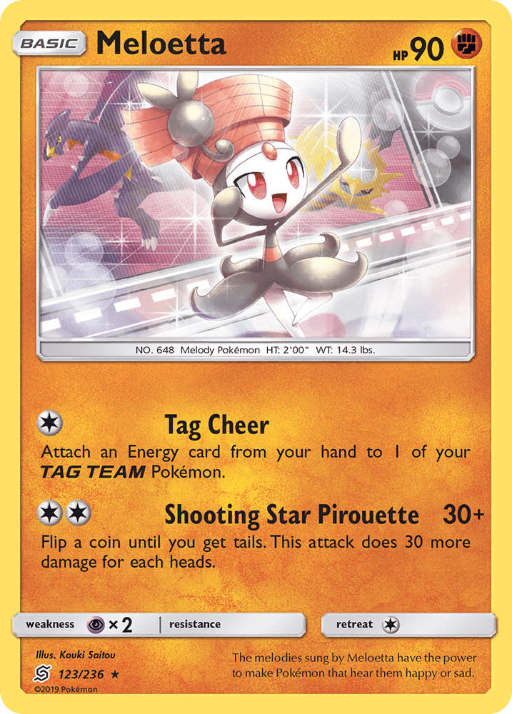 Meloetta (123/236) [Sun & Moon: Unified Minds] (Online Only)
