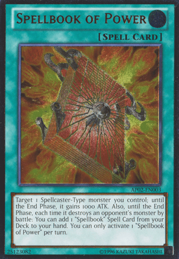 Spellbook of Power [AP02-EN003] Ultimate Rare (ONLINE ORDER ONLY)