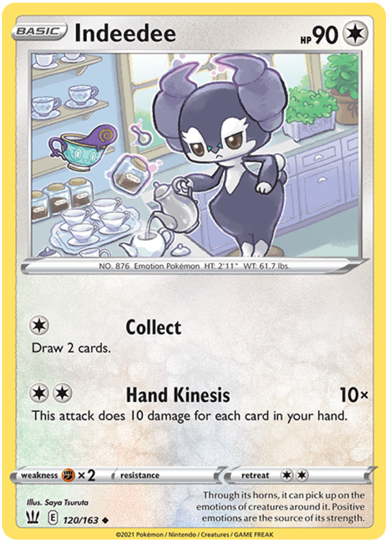 Indeedee (120/163) [Sword & Shield: Battle Styles] (Online Only)