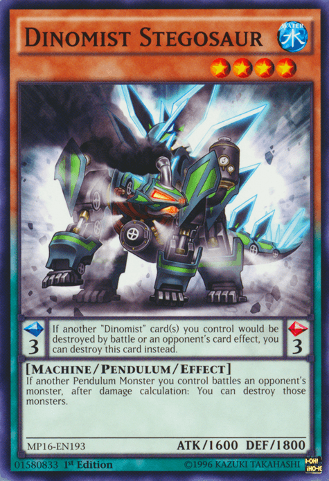 Dinomist Stegosaur [MP16-EN193] Common (ONLINE ORDER ONLY)