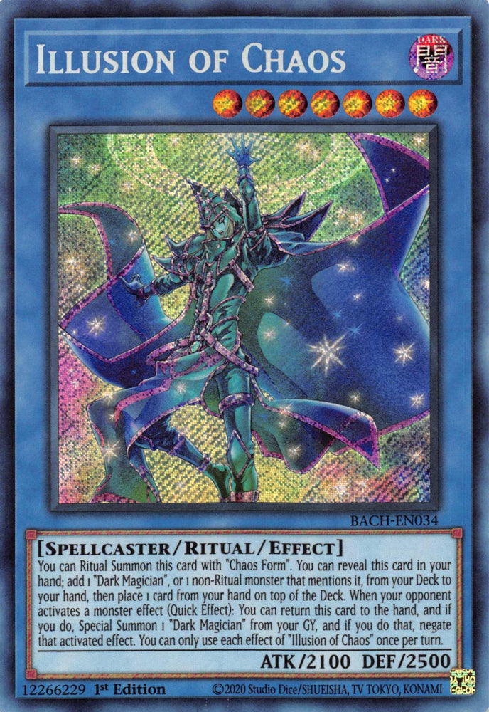 Illusion of Chaos [BACH-EN034] Starlight Rare (ONLINE ORDER ONLY)