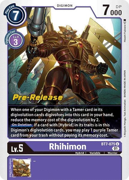 Rhihimon [BT7-075] [Next Adventure Pre-Release Cards] (ONLINE ORDER ONLY)