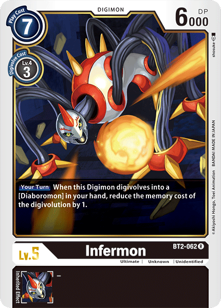 Infermon [BT2-062] [Release Special Booster Ver.1.0] (ONLINE ORDER ONLY)
