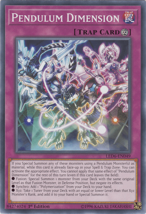 Pendulum Dimension [LED6-EN049] Common (ONLINE ORDER ONLY)
