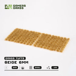 Gamers Grass Tufts: Beige 6mm- Small (ONLINE ORDER ONLY)