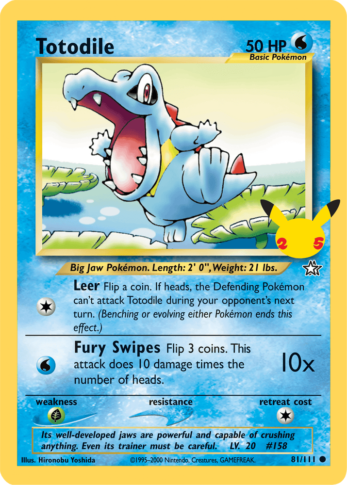 Totodile (81/111) [First Partner Pack] (Online Only)