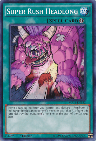 Super Rush Headlong [MP16-EN152] Common (ONLINE ORDER ONLY)