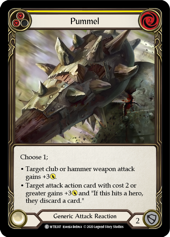 Pummel (Yellow) [U-WTR207] (Welcome to Rathe Unlimited)  Unlimited Rainbow Foil - Anime Imports LLC