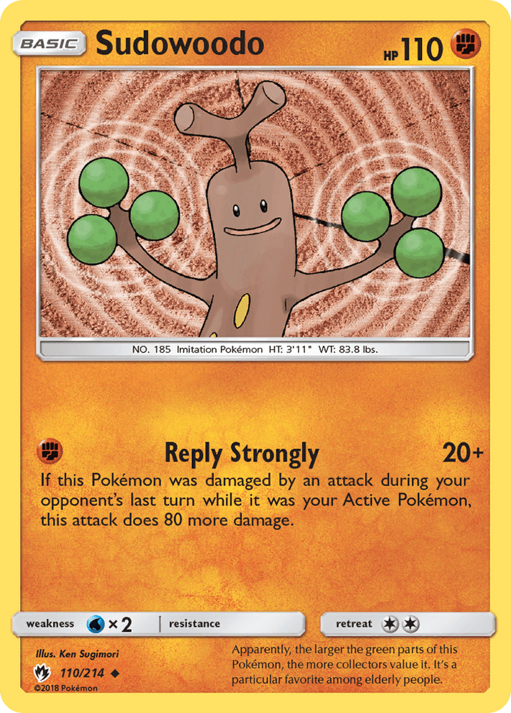 Sudowoodo (110/214) [Sun & Moon: Lost Thunder] (Online Only)