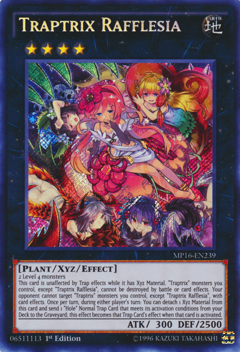 Traptrix Rafflesia [MP16-EN239] Secret Rare (ONLINE ORDER ONLY)