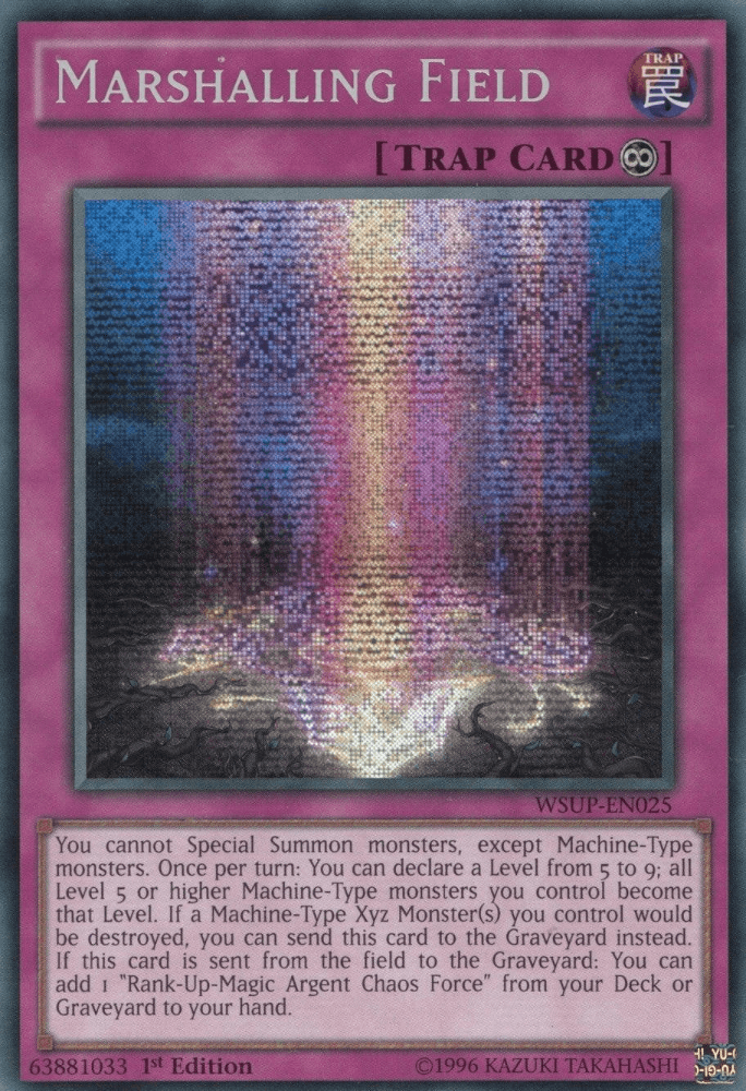 Marshalling Field [WSUP-EN025] Secret Rare (ONLINE ORDER ONLY)