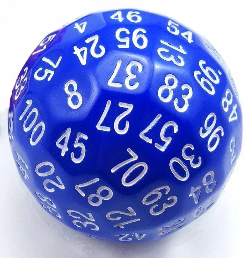 Acrylic 45mm D100 by Foam Brain Games (ONLINE ORDER ONLY)