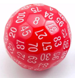 Acrylic 45mm D100 by Foam Brain Games (ONLINE ORDER ONLY)