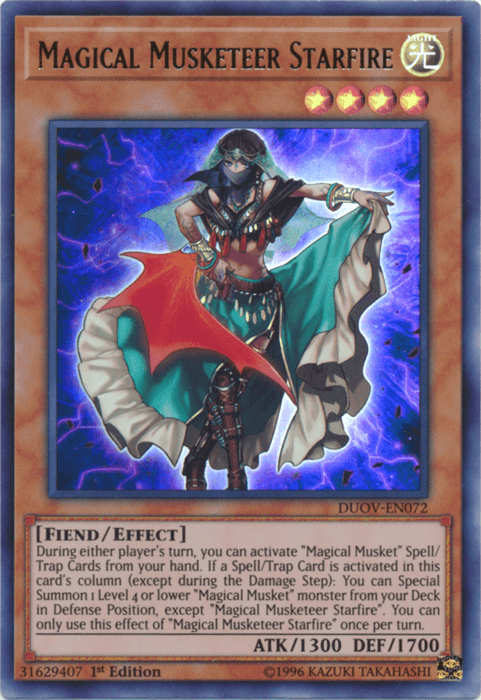 Magical Musketeer Starfire [DUOV-EN072] Ultra Rare (ONLINE ORDER ONLY)
