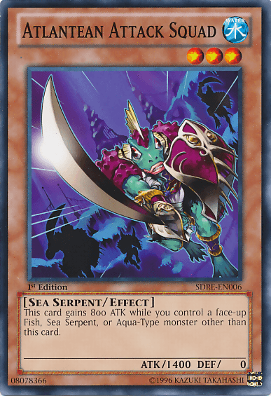 Atlantean Attack Squad [SDRE-EN006] Common (ONLINE ORDER ONLY)