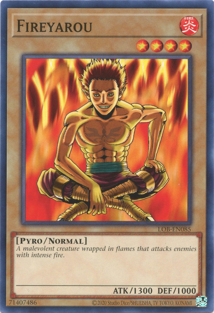 Fireyarou (25th Anniversary) [LOB-EN085] Common (ONLINE ORDER ONLY)