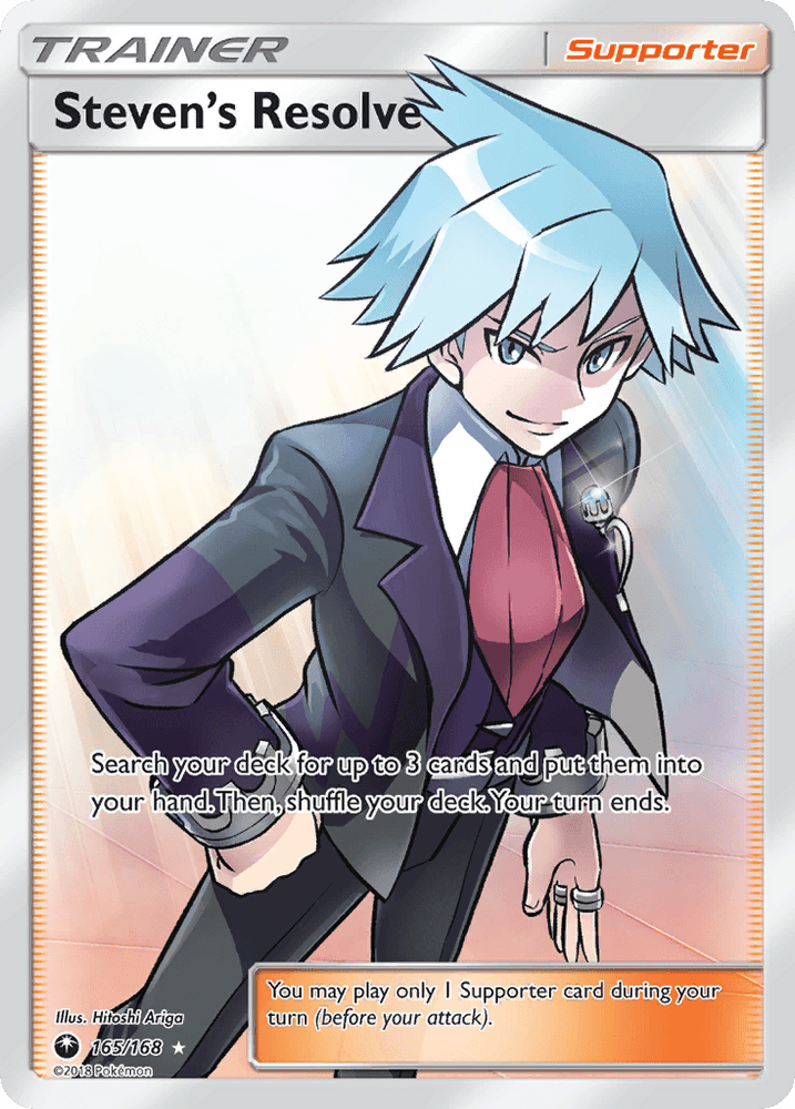 Steven's Resolve (165/168) [Sun & Moon: Celestial Storm] (Online Only)
