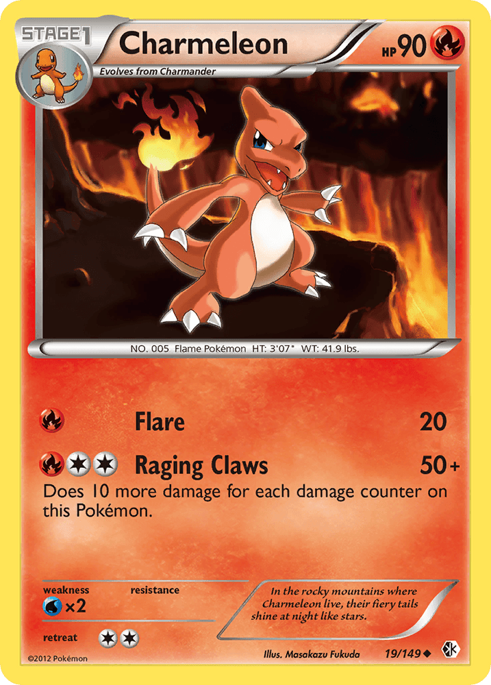 Charmeleon (19/149) [Black & White: Boundaries Crossed] (Online Only)