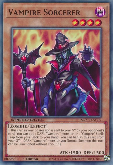 Vampire Sorcerer [SGX3-ENC07] Common (ONLINE ORDER ONLY)