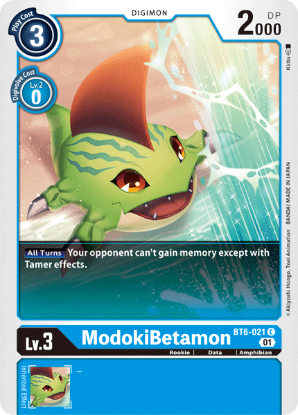 ModokiBetamon [BT6-021] [Double Diamond] (ONLINE ORDER ONLY)