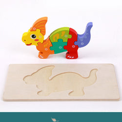 Wooden Three-dimensional Dinosaur Puzzle (ONLINE ORDER ONLY)