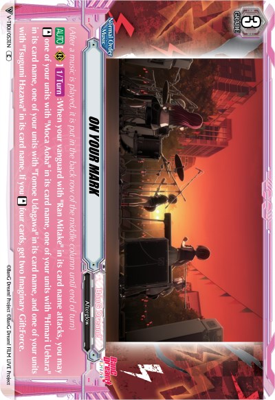 ON YOUR MARK (Parallel Foil) (V-TB01/053EN) [BanG Dream! FILM LIVE]
