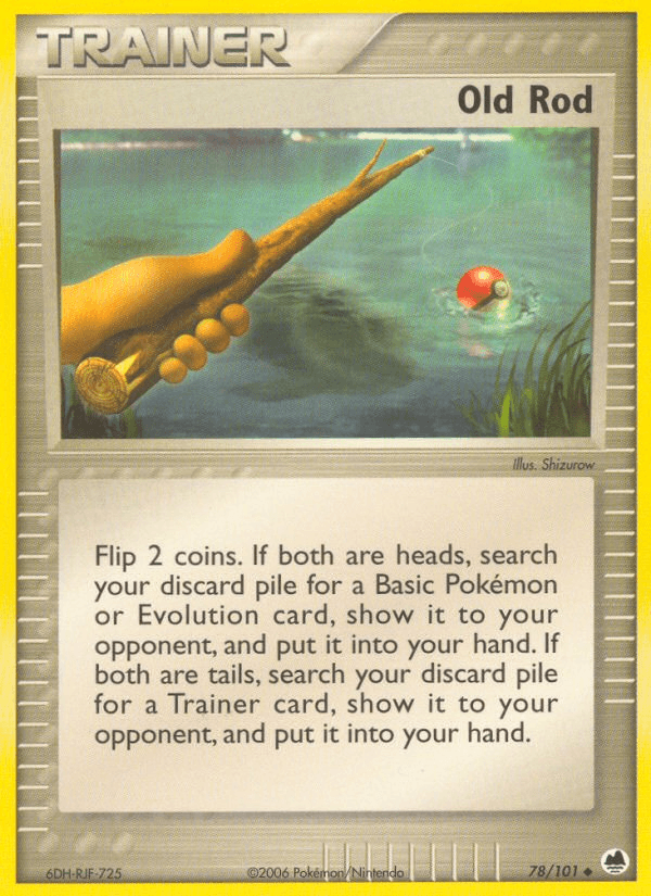 Old Rod (78/101) [EX: Dragon Frontiers] (Online Only)