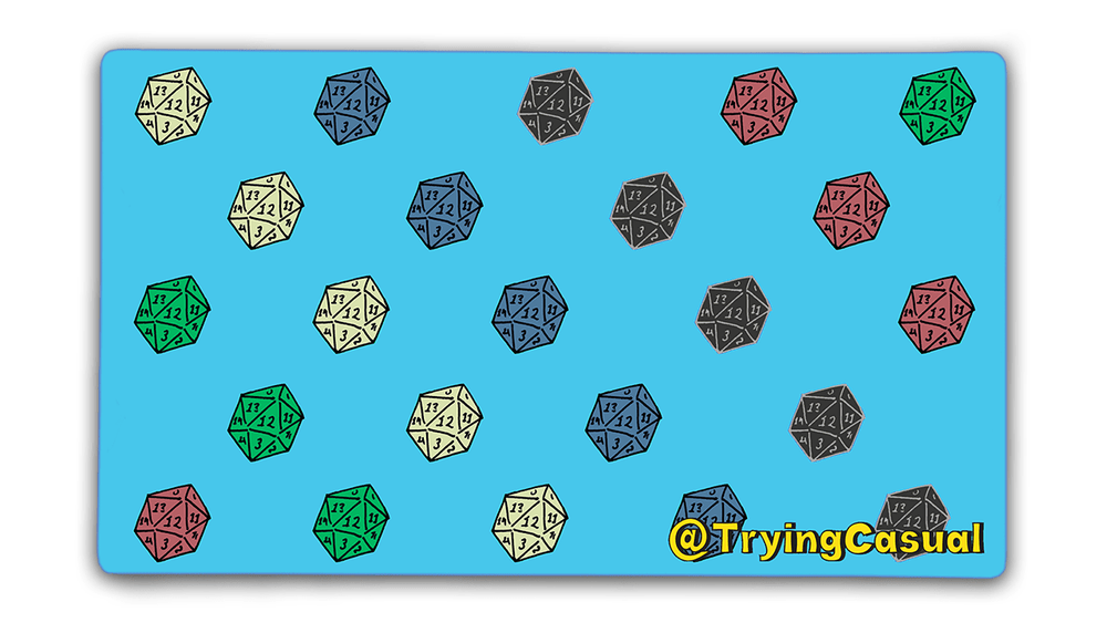 D20 Blue Repeater TCG Playmat (ONLINE ORDER ONLY)