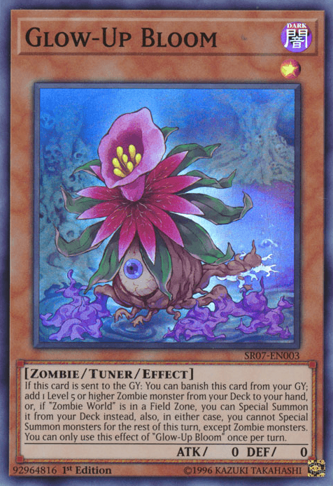 Glow-Up Bloom [SR07-EN003] Super Rare (ONLINE ORDER ONLY)