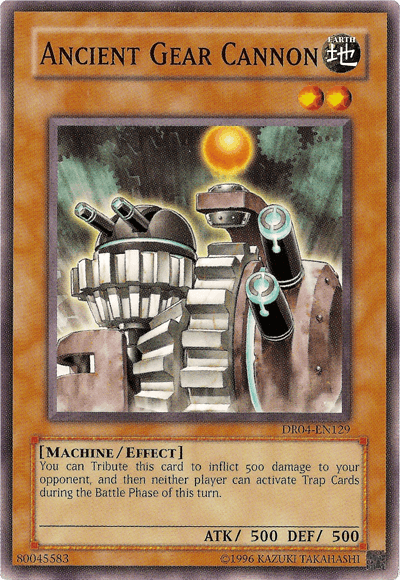 Ancient Gear Cannon [DR04-EN129] Common (ONLINE ORDER ONLY)