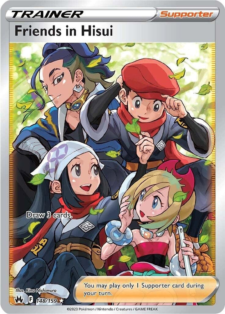 Friends in Hisui (148/159) (Full Art) [Sword & Shield: Crown Zenith] (Online Only)