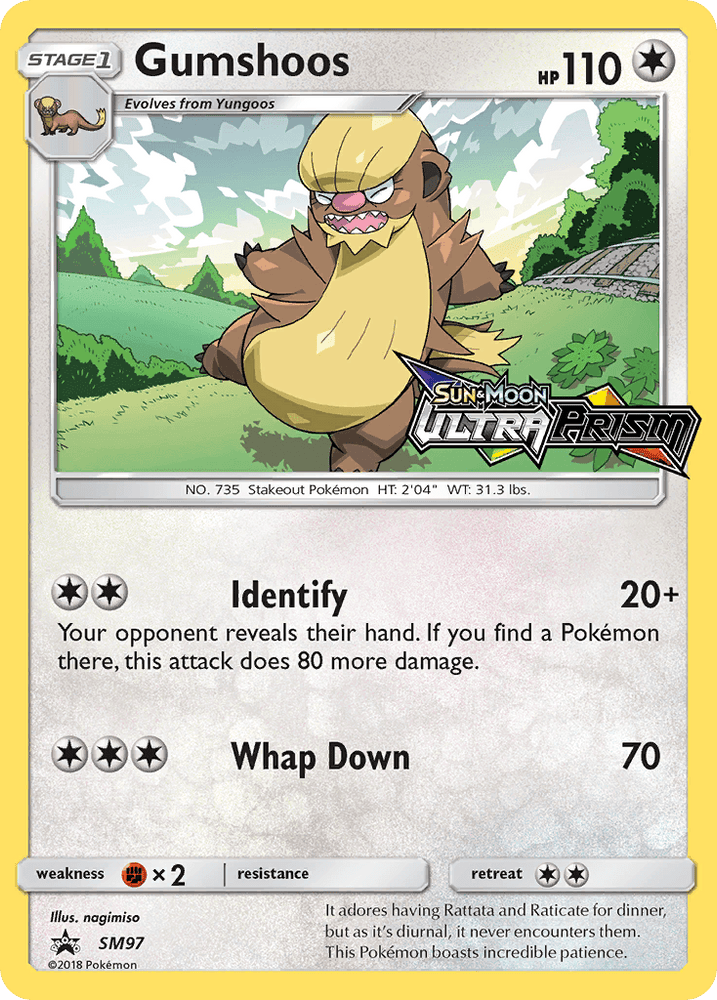 Gumshoos (SM97) [Sun & Moon: Black Star Promos] (Online Only)
