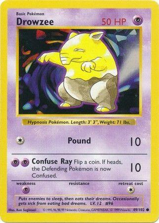 Drowzee (49/102) [Base Set Shadowless Unlimited] (Online Only)